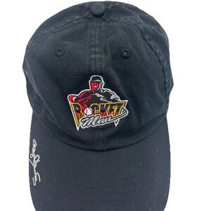 ROGER CLEMENS Rocket Man Tough All Day Vintage Black Cap Hat One Size